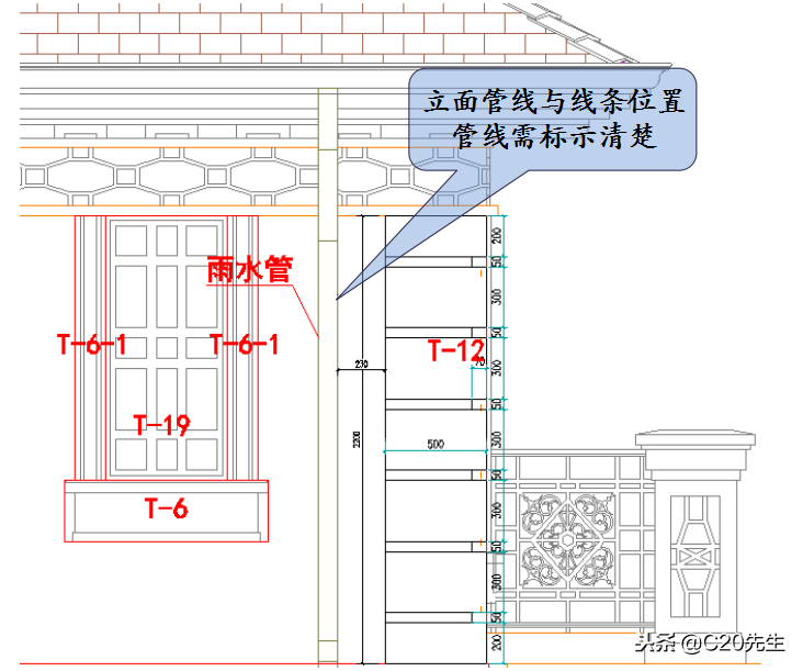 外墻外保溫系統和節能保溫及外墻裝飾（EPS線條）二次設計模板