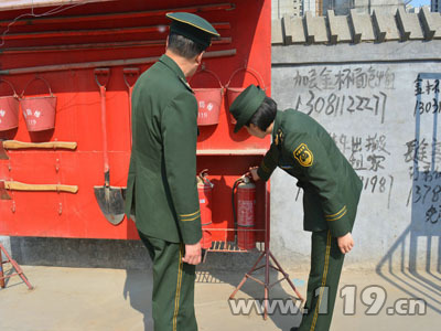 石家莊消防開展建筑工地