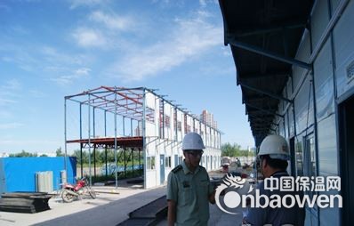 烏蘭浩特消防深入轄區在建工地開展外墻保溫材料防火安全檢查